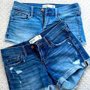 Abercrombie & fitch shorts - 2 pair- size 2